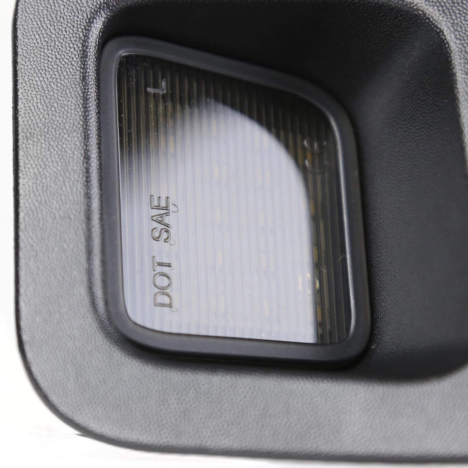 2003-2018 Dodge RAM 1500 2500 3500 Rear LED License Plate Lights Black/Smoke - Image 5