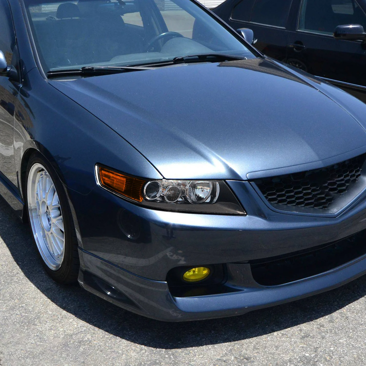 2004-2005 Acura TSX Projector Headlights Matte Black Housing/Clear Lens - Image 10