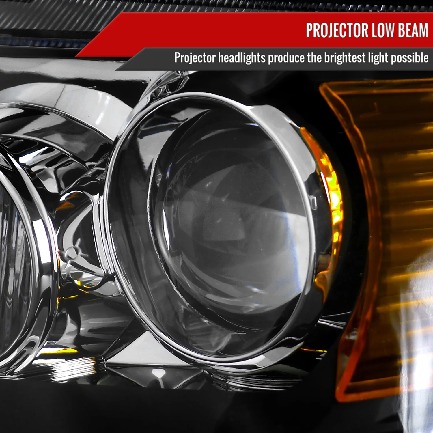 2004-2005 Acura TSX Projector Headlights Matte Black Housing/Clear Lens - Image 2