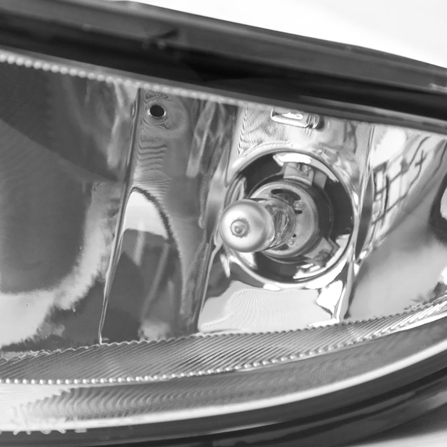 2004-2005 Honda Civic Coupe/Sedan H11 Fog Lights Kit - HZ Chrome/Clear Lens - Image 2