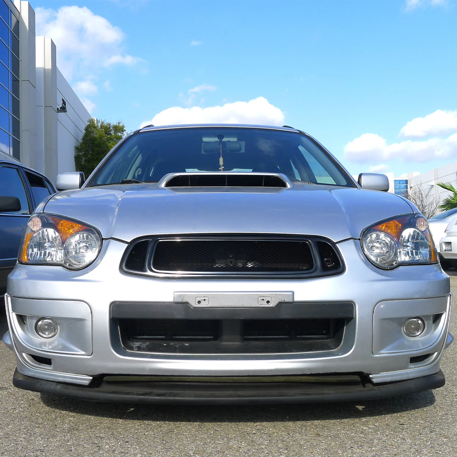 2004-2005 Subaru Impreza Black ABS Grille w/ Aluminum Mesh - Image 9
