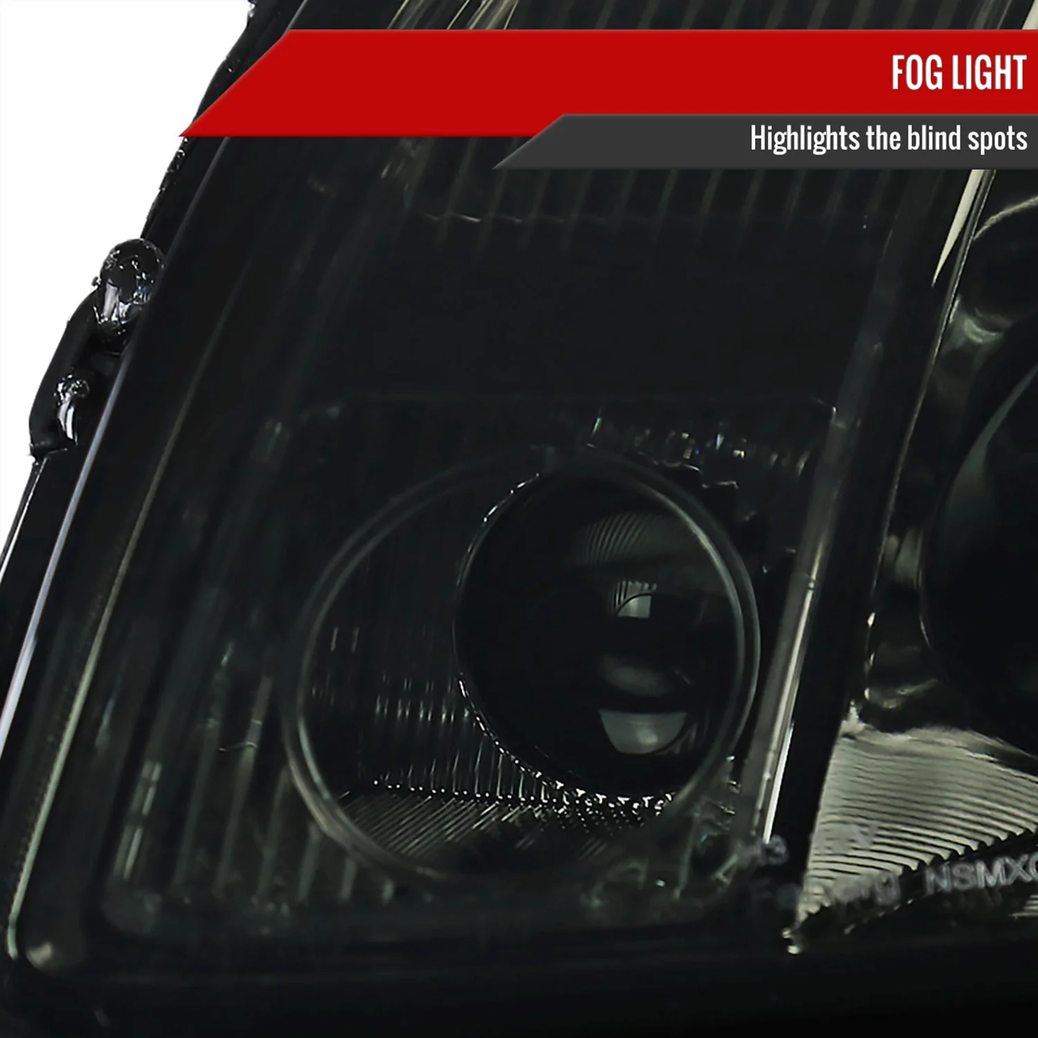 2004-2006 Nissan Maxima Projector Headlights w/ Amber Reflectors Chrome/Smoke - Image 5