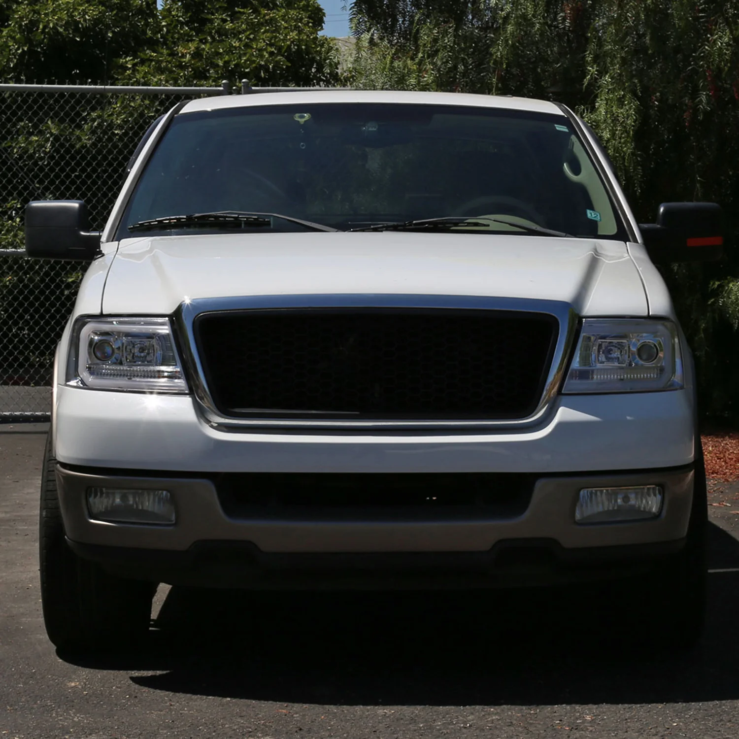 2004-2008 Ford F-150/ 06-2008 Lincoln Mark LT LED C-Bar Headlights Chrome - Image 10