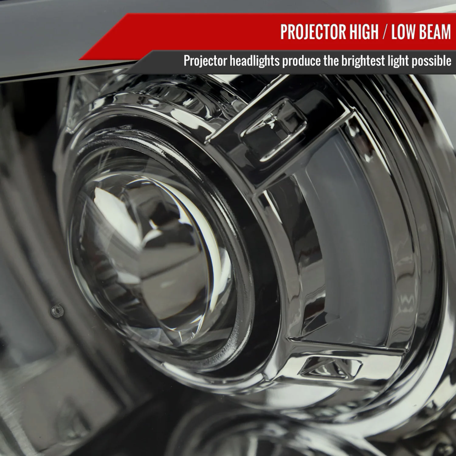 2004-2008 Ford F-150/06-2008 Lincoln Mark LT Projector Headlights LED Bar Smoke - Image 3