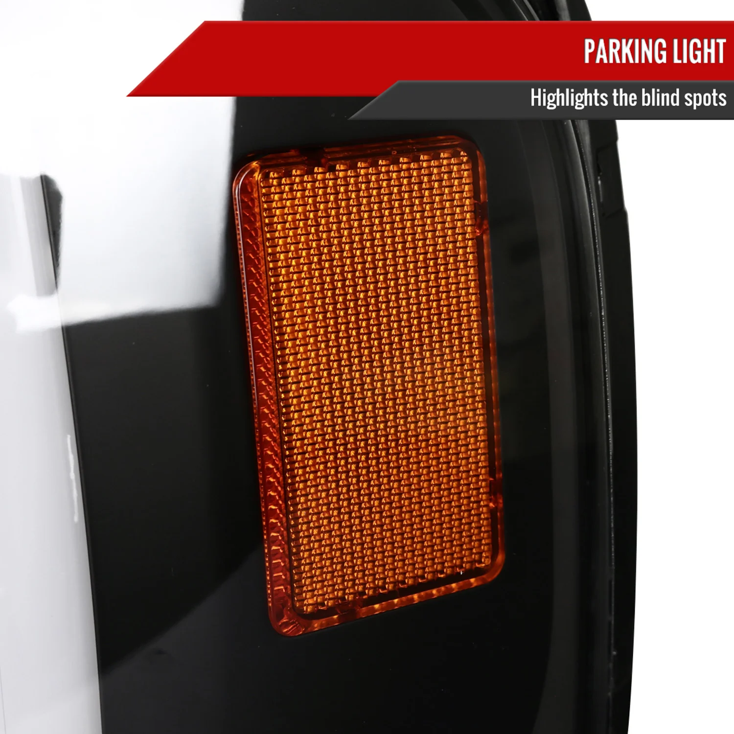 2004-2008 Ford F-150/Lincoln Mark LT LED CBar Projector Headlights Black - Image 6