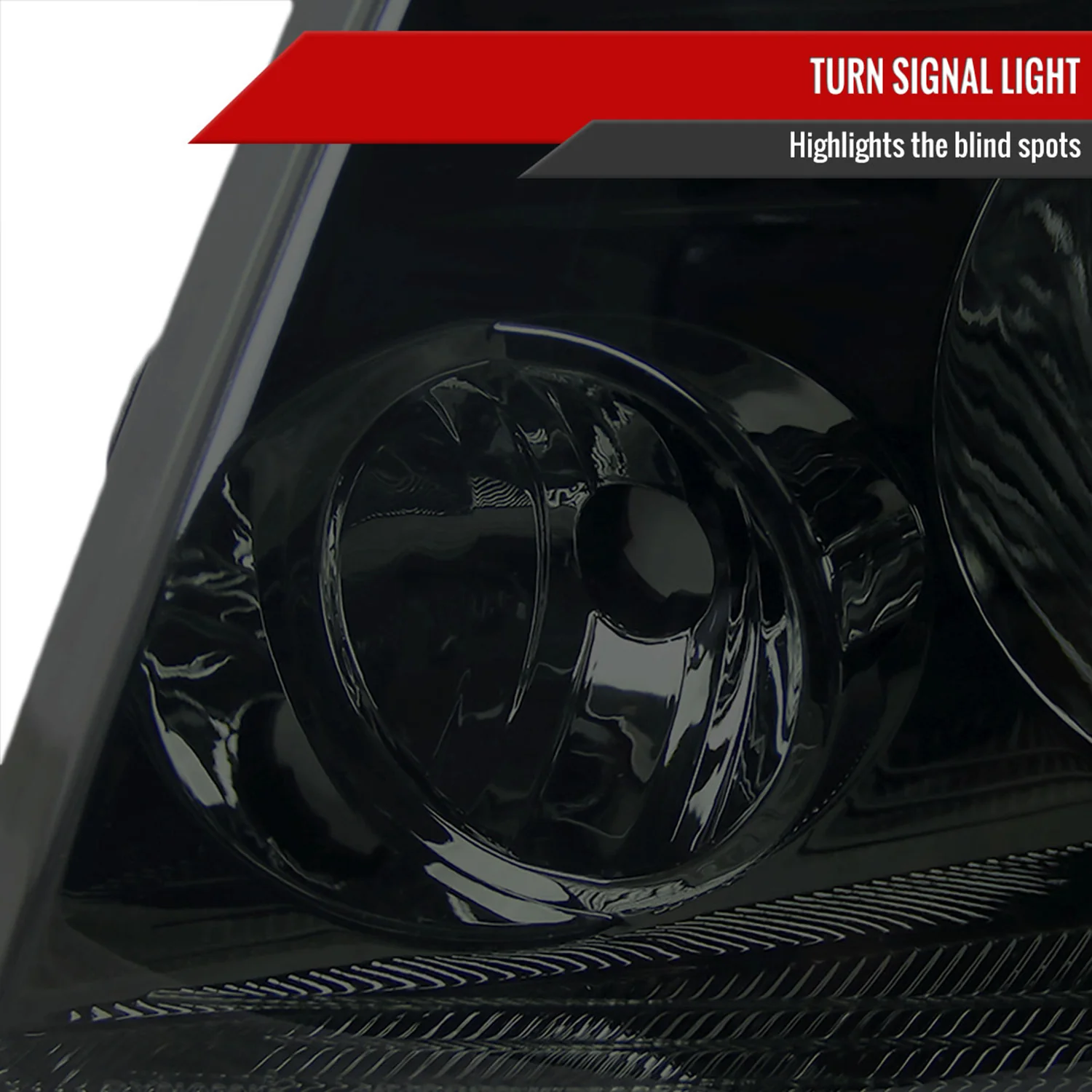 2004-2008 Ford F-150/ Lincoln Mark LT Replacement Headlights Amber & Chrome - Image 4