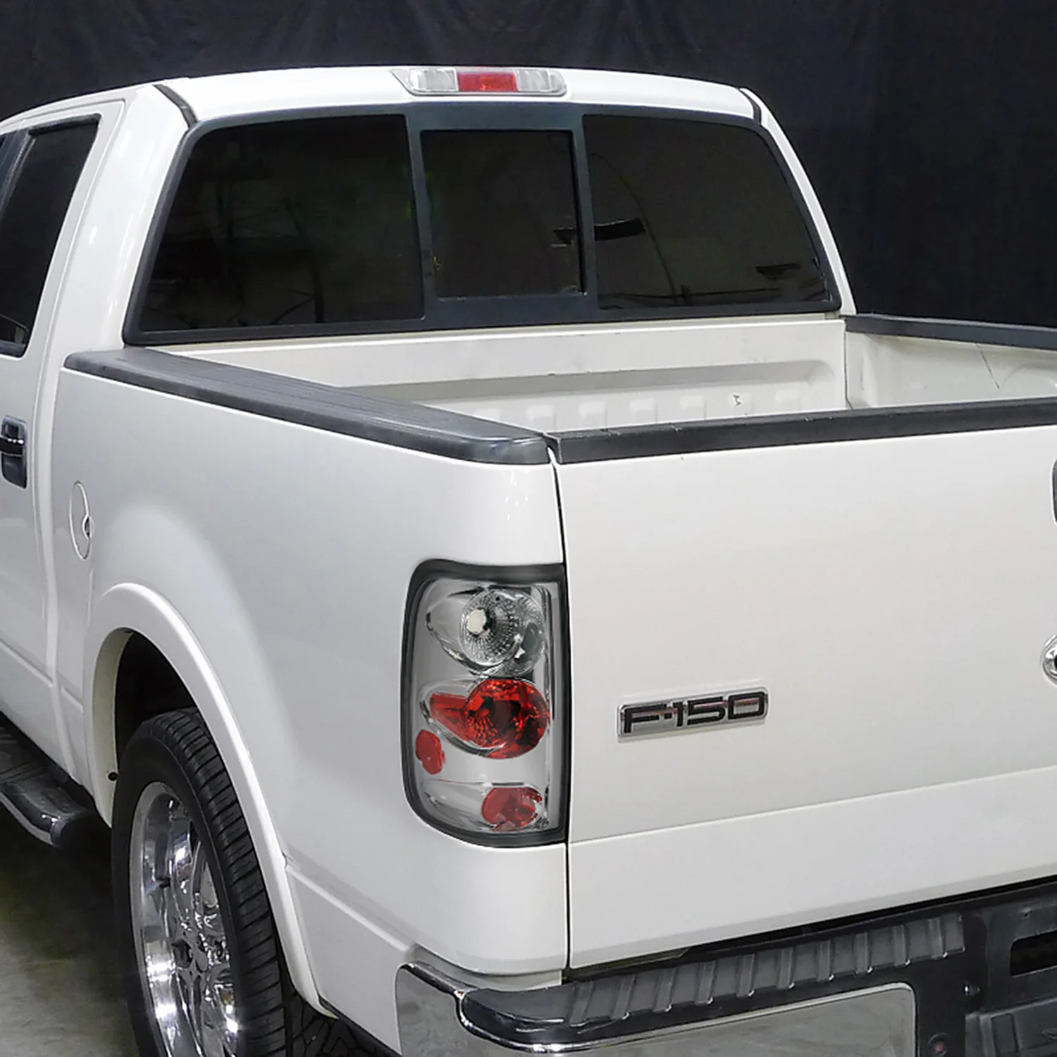 2004-2008 Ford F-150 Styleside Tail Lights Chrome Housing/Clear Lens - Image 10