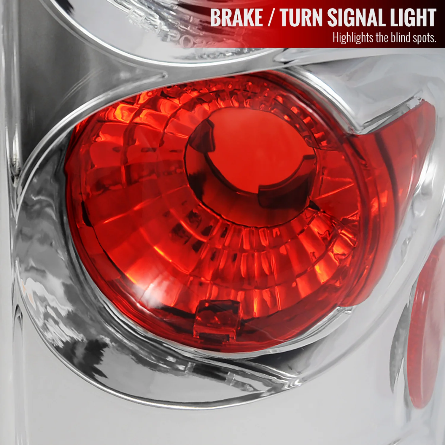 2004-2008 Ford F-150 Styleside Tail Lights Chrome Housing/Clear Lens - Image 3