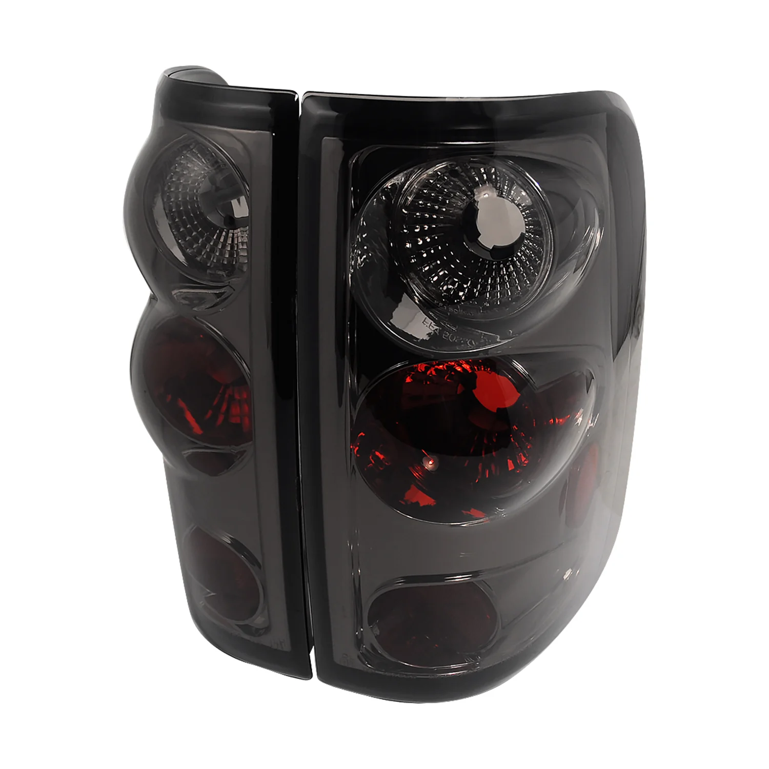 2004-2008 Ford F-150 Styleside Tail Lights Chrome Housing/Smoke Lens