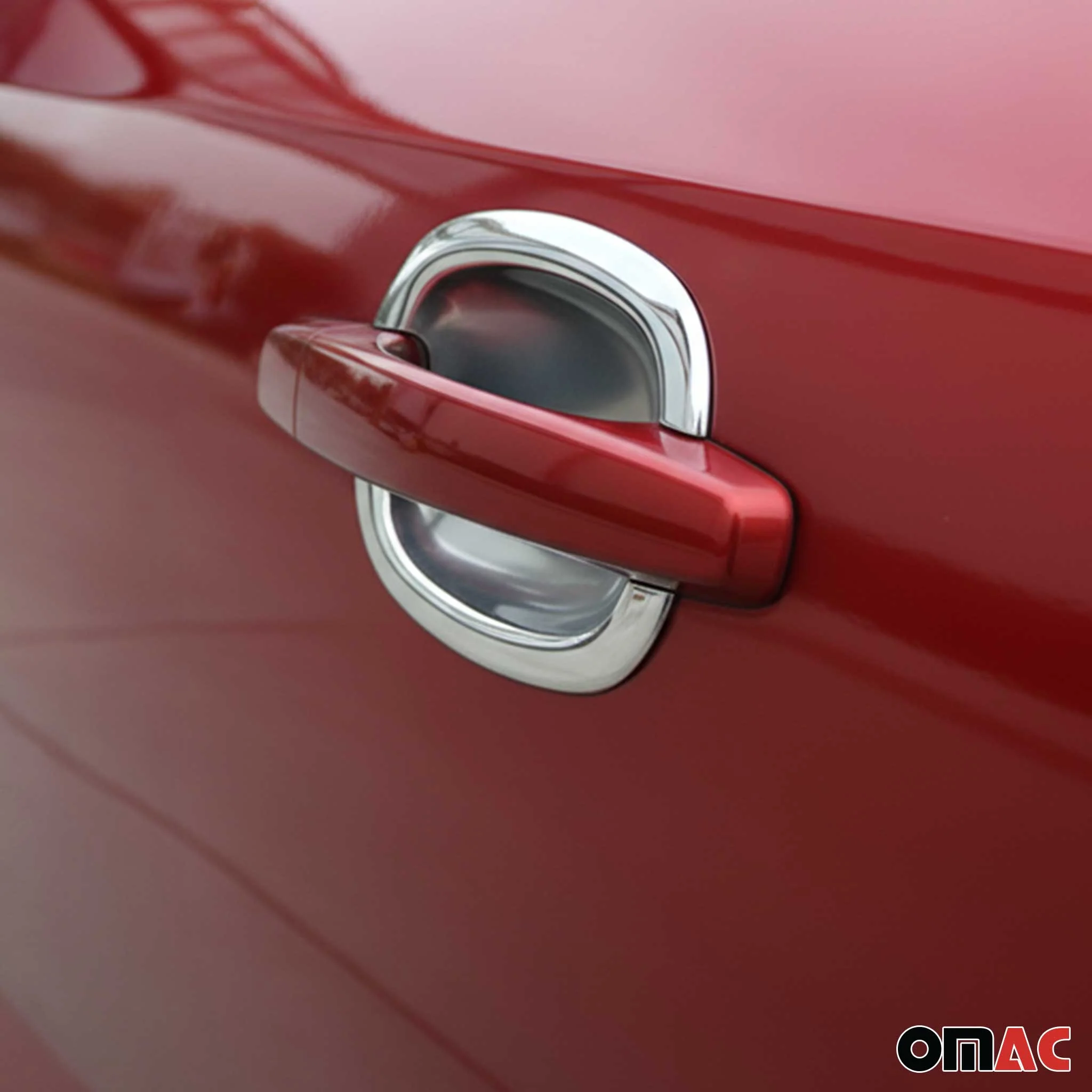 2004-2011 Pontiac G3 & G3 Wave Car Door Handle Bowl Cover Protector Silver Chrome - Image 2