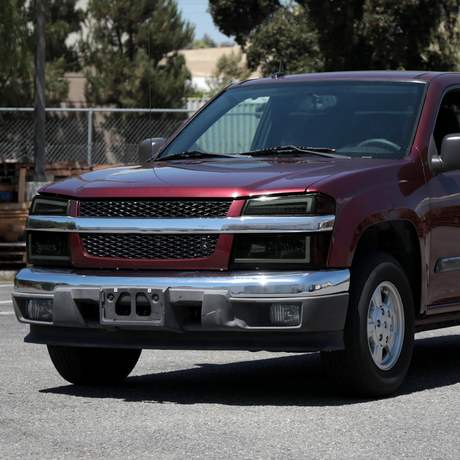 2004-2012 Chevy Colorado/ Canyon/ISUZU I-Series Factory Headlights LED Smoke - Image 9