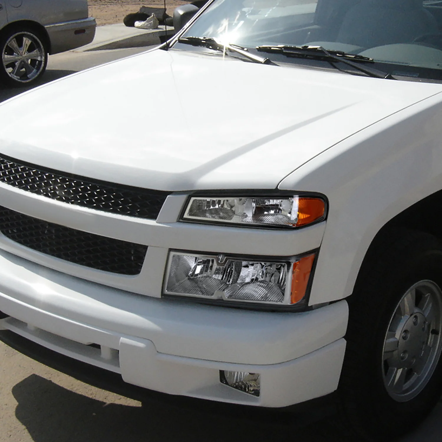 2004-2012 Chevy Colorado /Canyon Isuzu I-Series Headlights Pair Chrome - Image 9
