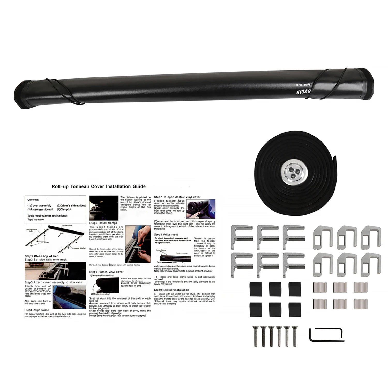 2004-2012 Chevy Colorado/Canyon Regular Double Cab 72" Roll Up Tonneau Cover - Image 9