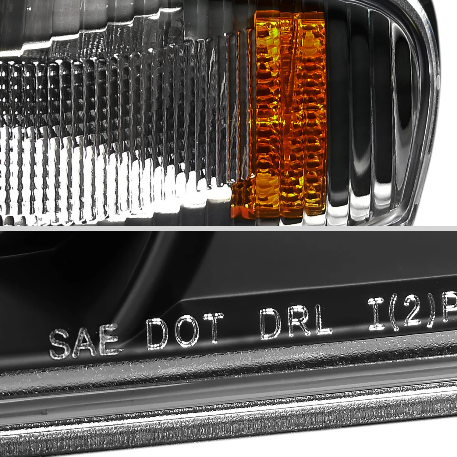2004-2012 Chevy Colorado GMC Canyon Corner Lights Matte Black/Clear Lens - Image 5