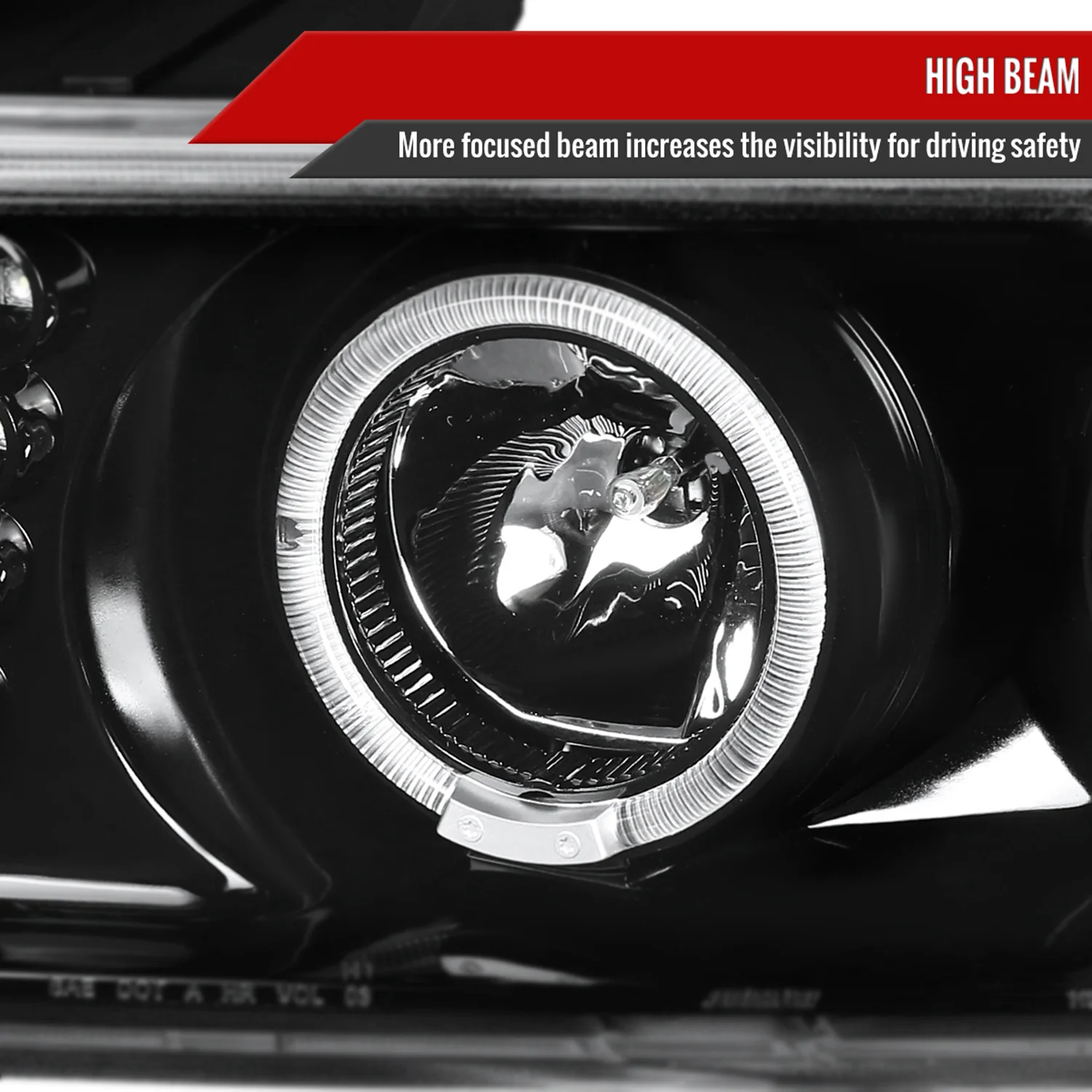 2004-2012 Chevy Colorado GMC Canyon Dual Halo Headlights&Corner Lights Pair - Image 4