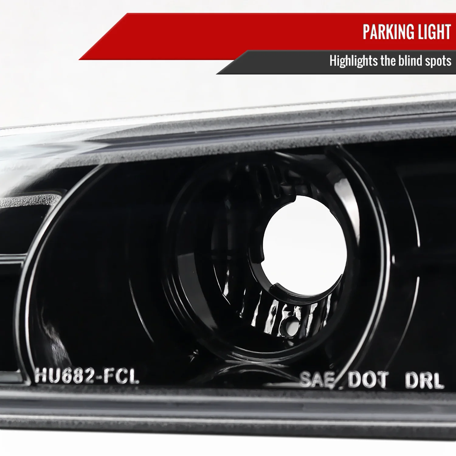 2004-2012 Chevy Colorado GMC Canyon Dual Halo Headlights&Corner Lights Pair - Image 7