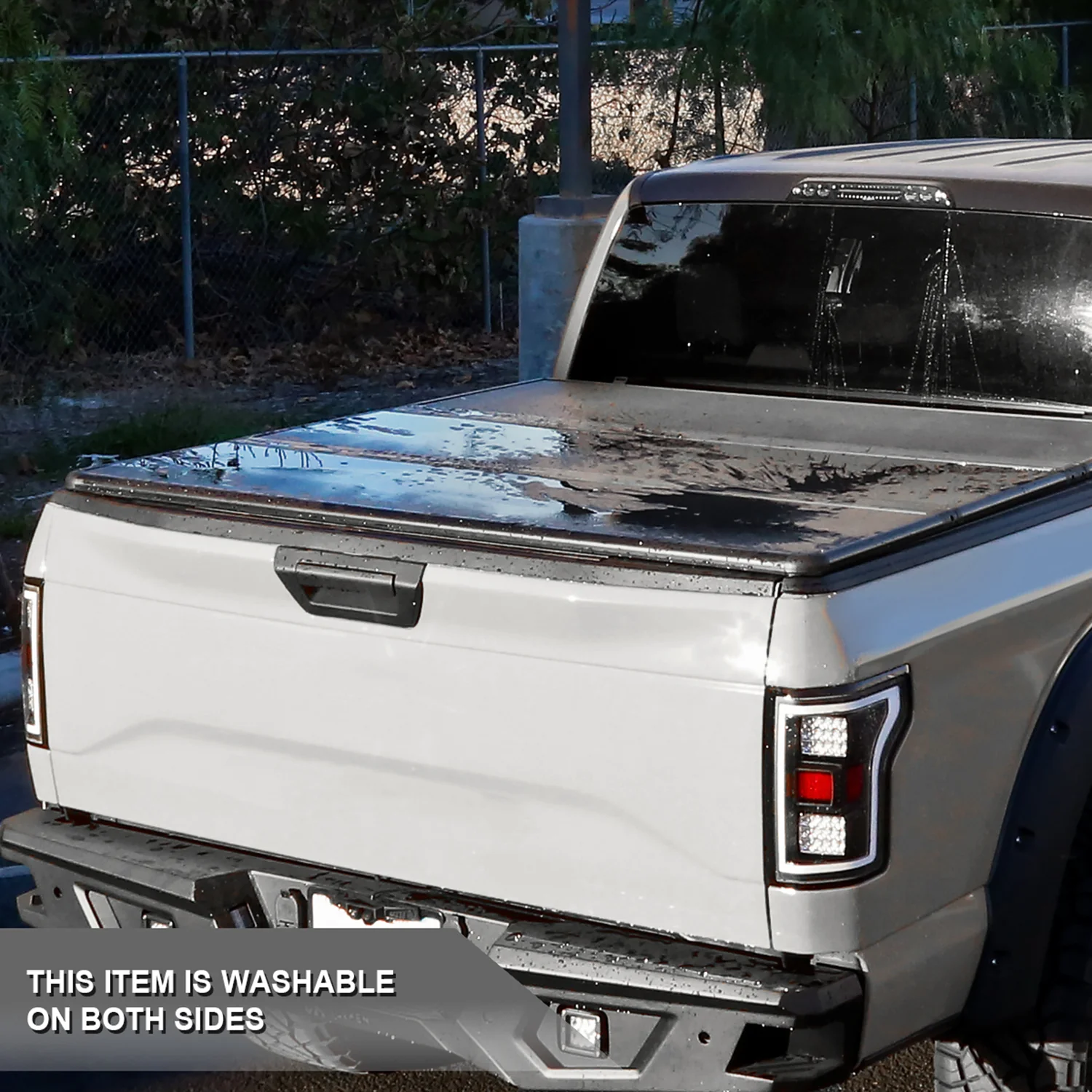 2004-2014 Ford F-150 5'6" Short Bed Hard Quad-Fold Tonneau Cover - Image 5