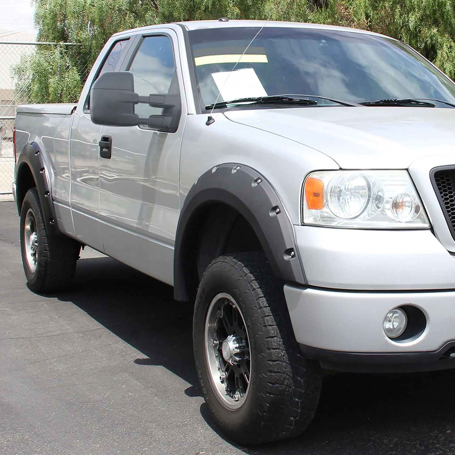 2004-2014 Ford F-150 Manual Adjustable & Extendable Towing Mirrors - Image 9