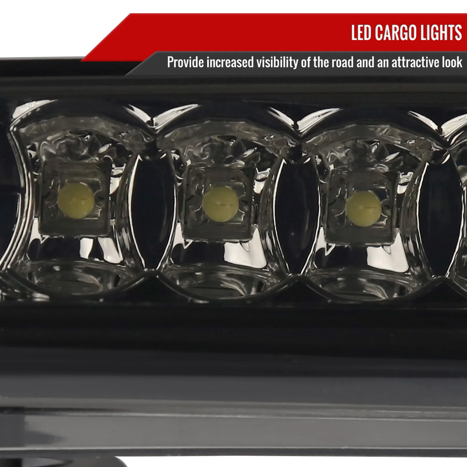 2004-2015 Nissan Titan LED 3rd Brake Light Chrome Housing/Smoke Lens - Image 3