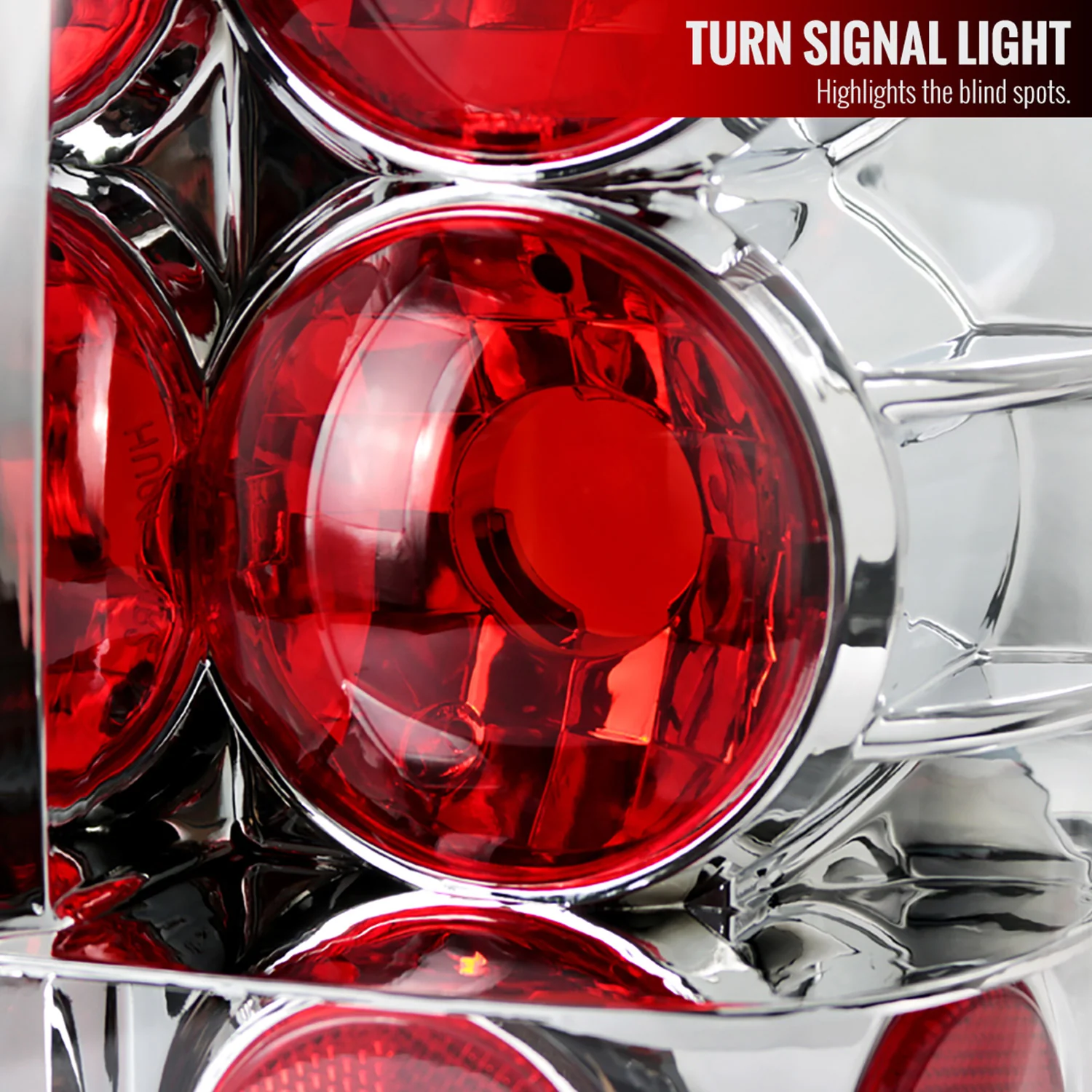 2004-2015 Nissan Titan Tail Lights Chrome Housing/Clear Lens - Image 3