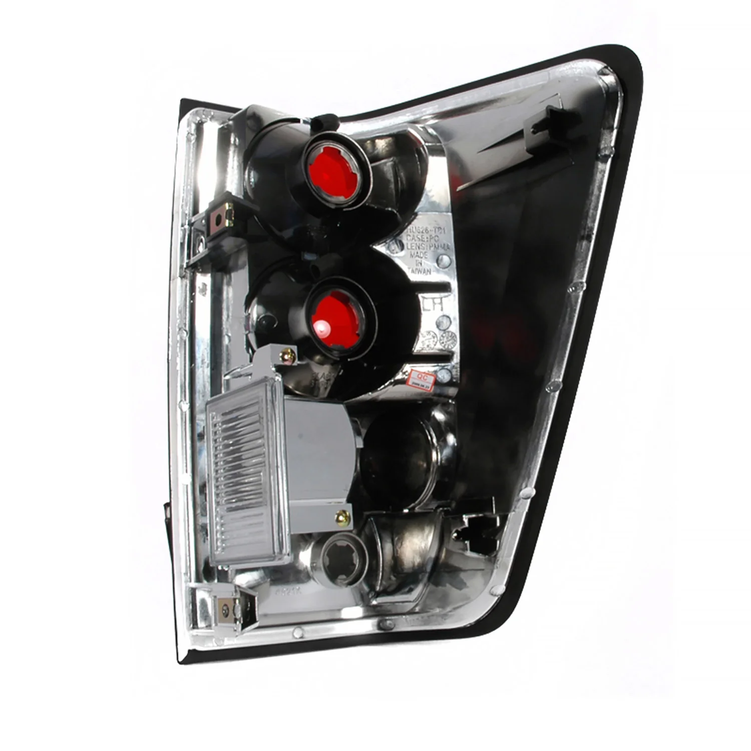 2004-2015 Nissan Titan Tail Lights Chrome Housing/Clear Lens - Image 8