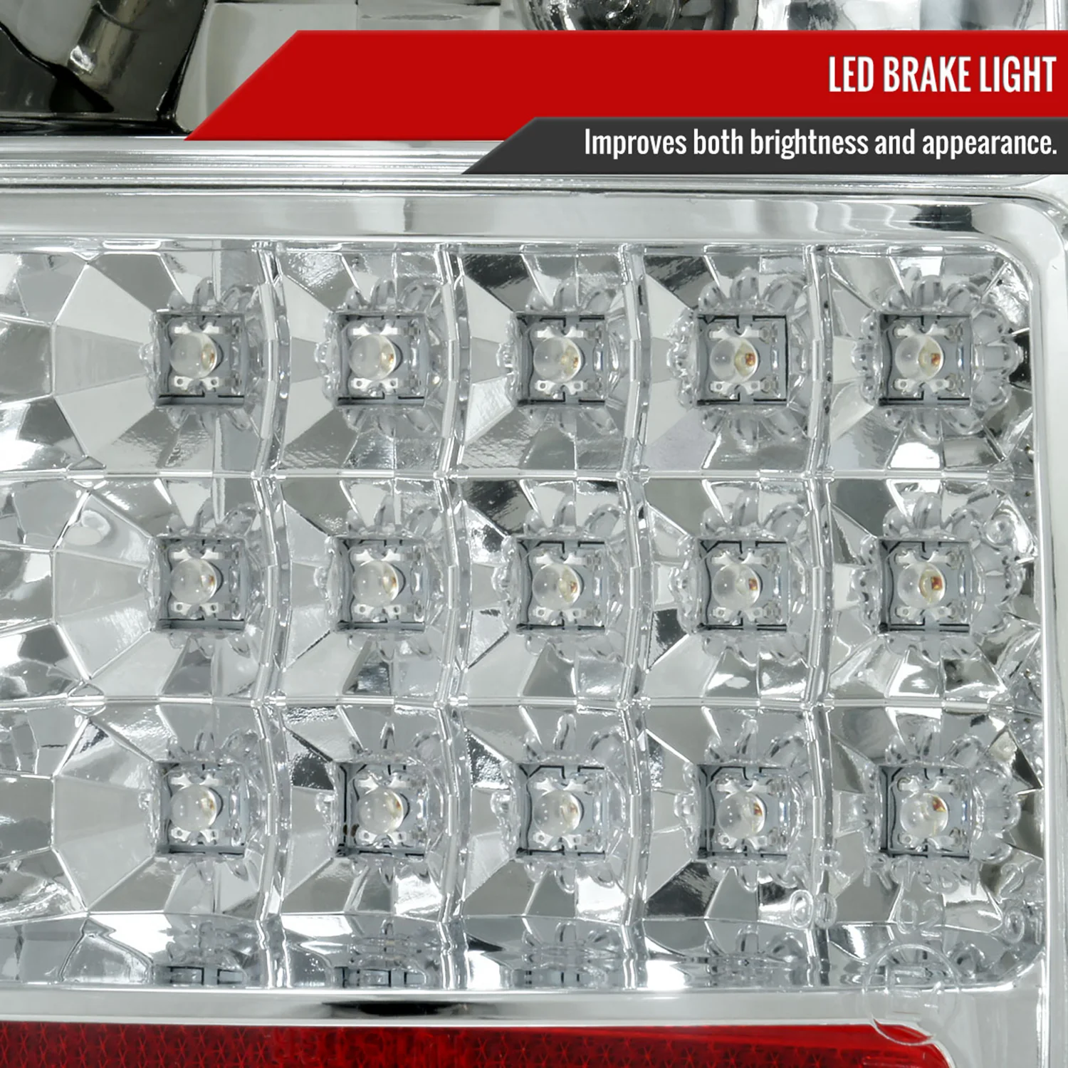 2005-2006 Mini Cooper S LED Tail Lights Chrome Housing/Clear Lens - Image 3