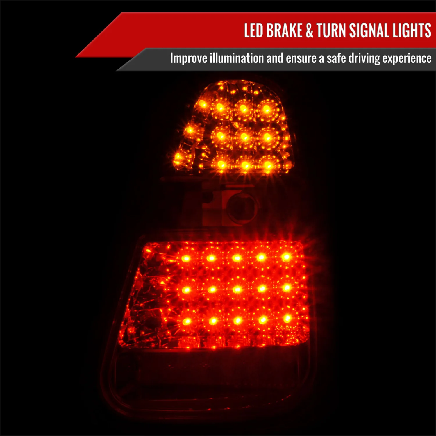 2005-2006 Mini Cooper S LED Tail Lights Chrome Housing/Smoke Lens - Image 2