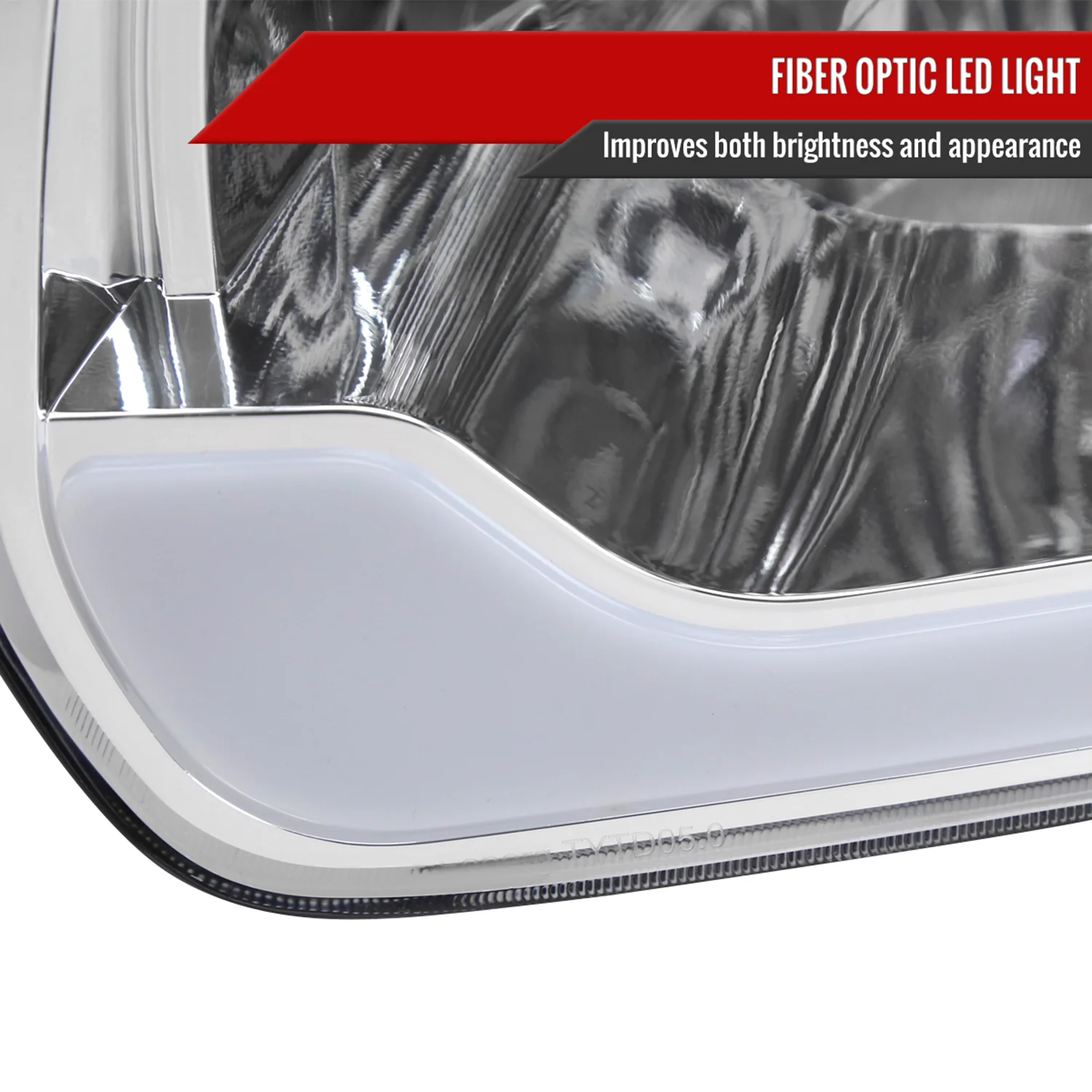 2005-2006 Toyota Tundra/Sequoia LED Bar Factory Headlights Corner Lamps Chrome - Image 4