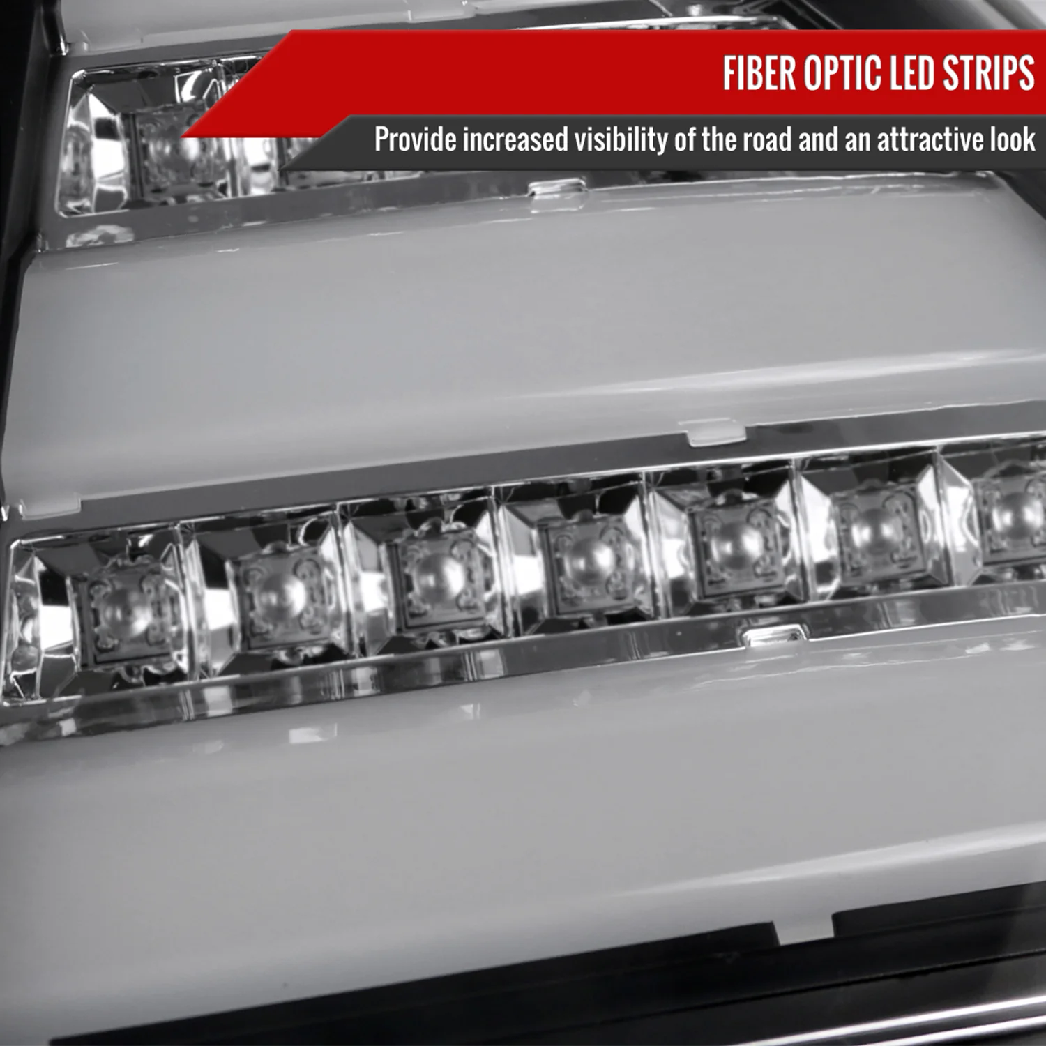 2005-2007 Chrysler 300C LED Tail Lights Matte Black Housing/Clear Lens - Image 3