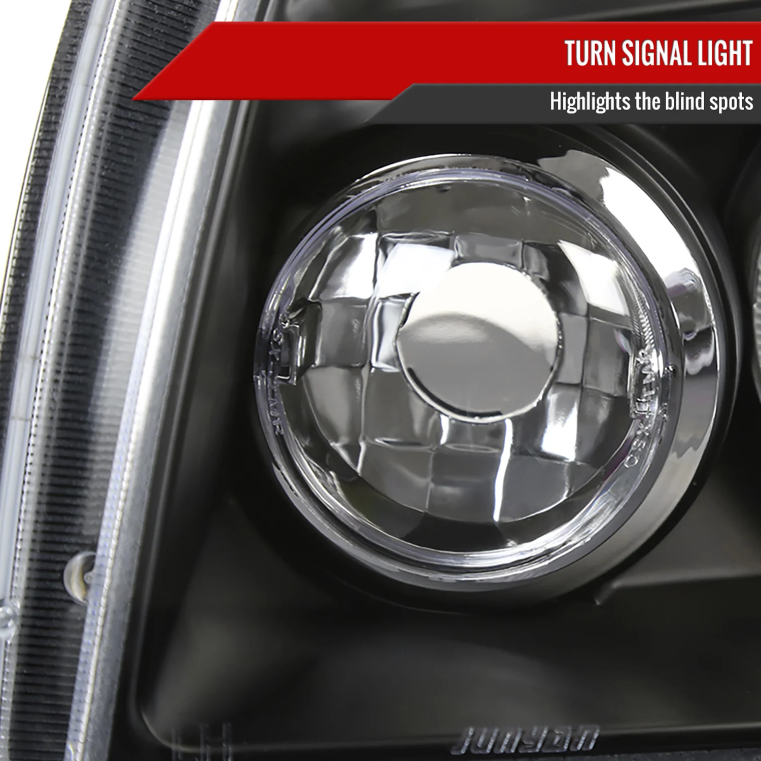 2005-2007 Dodge Magnum Dual Halo Projector Headlights Matte Black/Clear Lens - Image 6