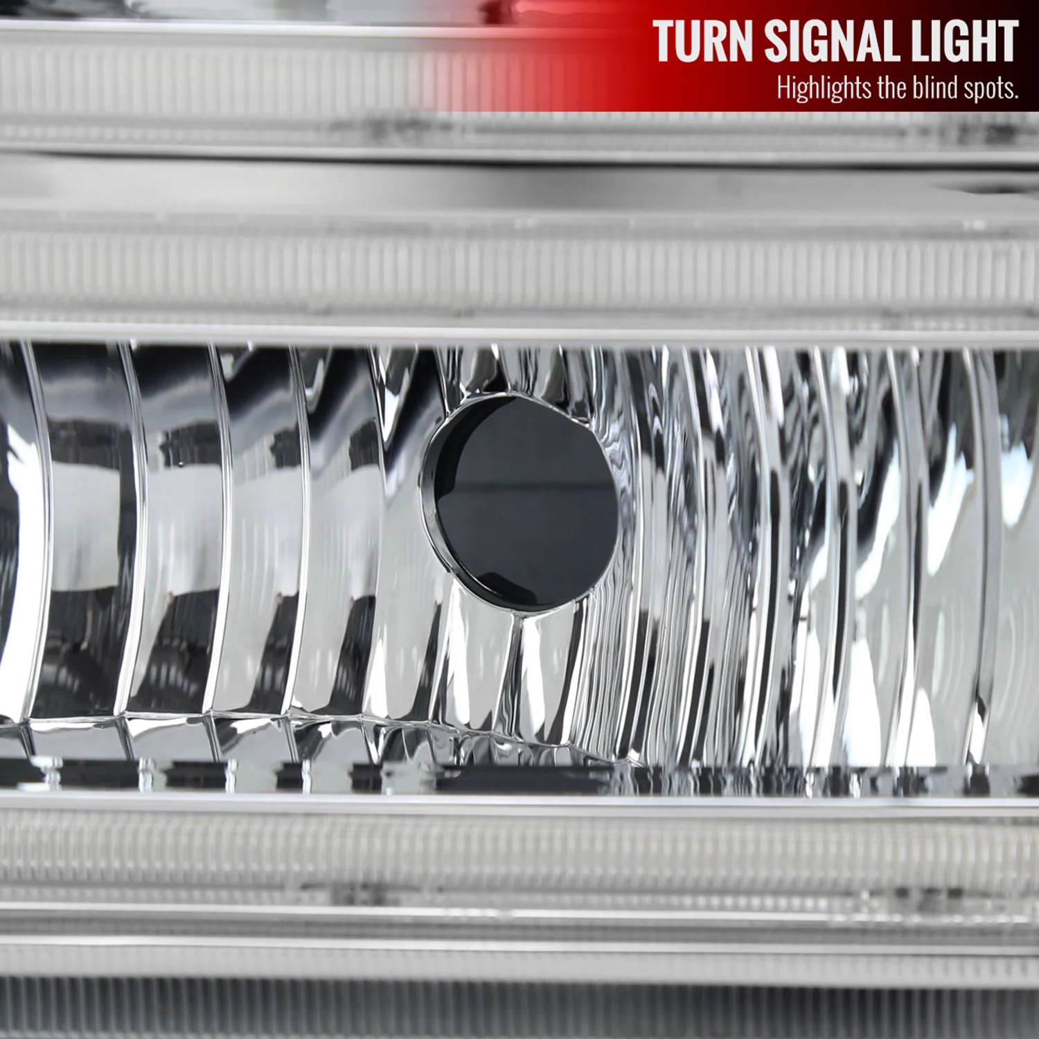 2005-2007 Ford F250/350/450 SuperDuty Dual LED C-Bar Factory Headlights Chrome - Image 5