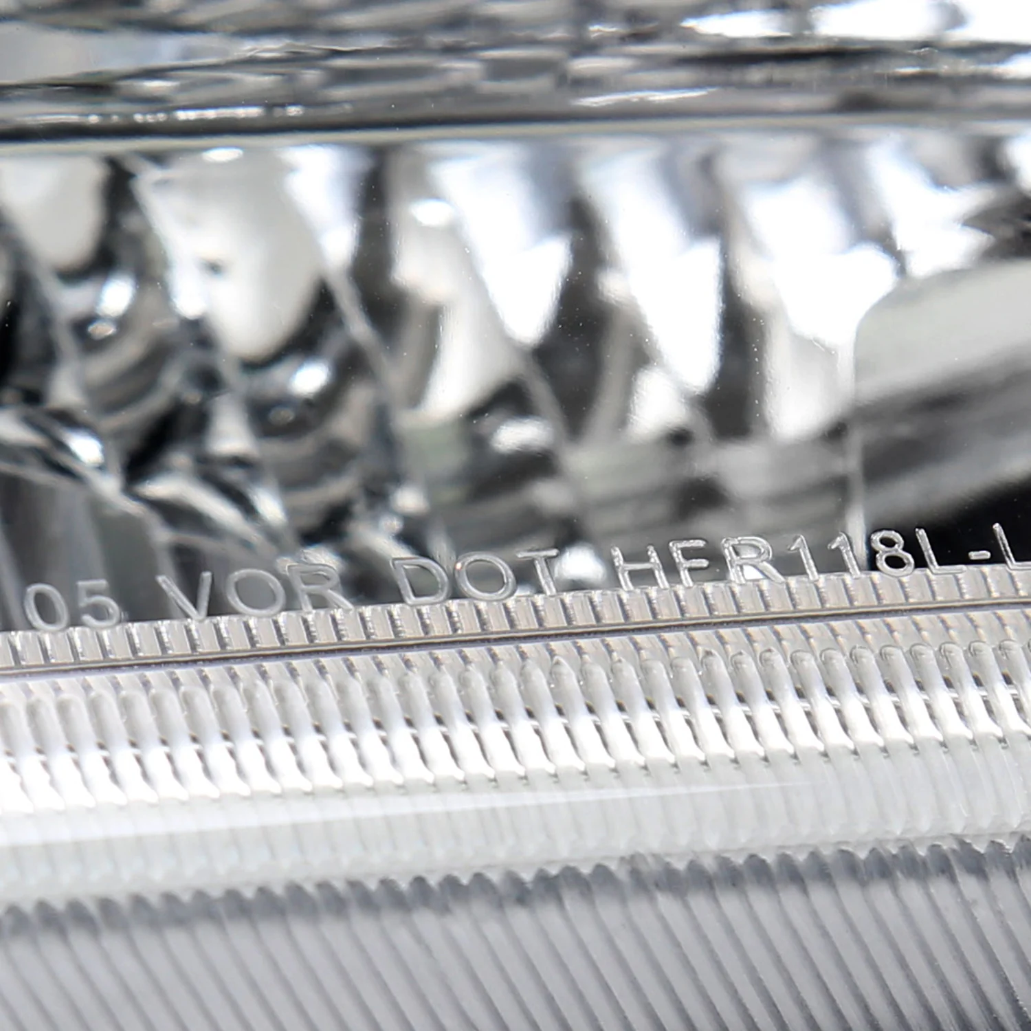 2005-2007 Ford F250/350/450 SuperDuty Dual LED C-Bar Factory Headlights Chrome - Image 7