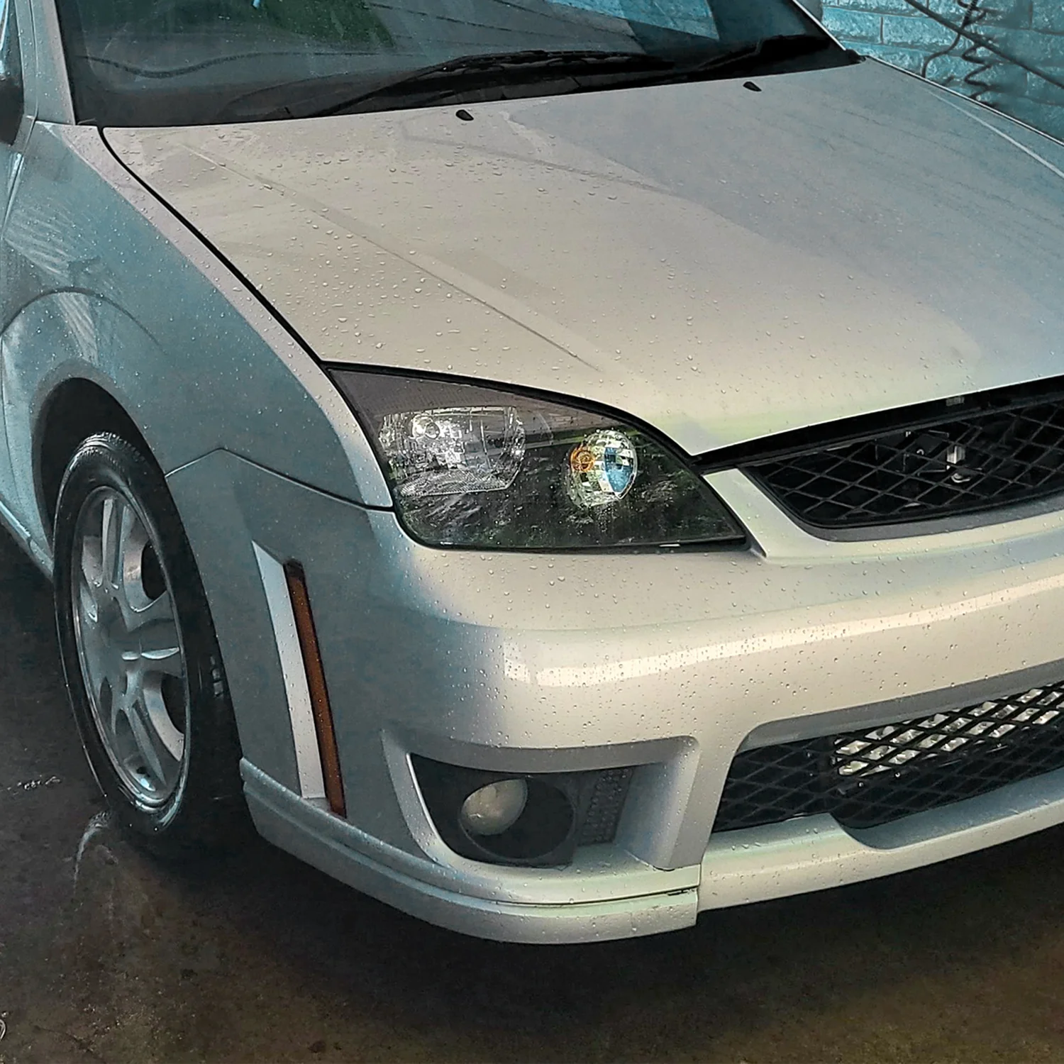 2005-2007 Ford Focus Factory Style Headlights Matte Black Housing/Clear Lens - Image 8