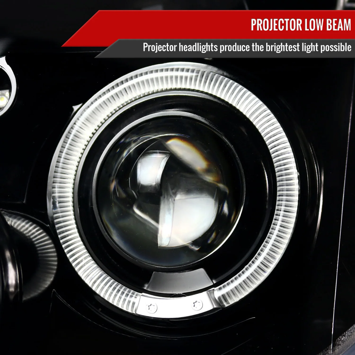 2005-2007 Nissan Pathfinder/ 05-2008 Frontier Dual Halo Headlights Jet Black - Image 3