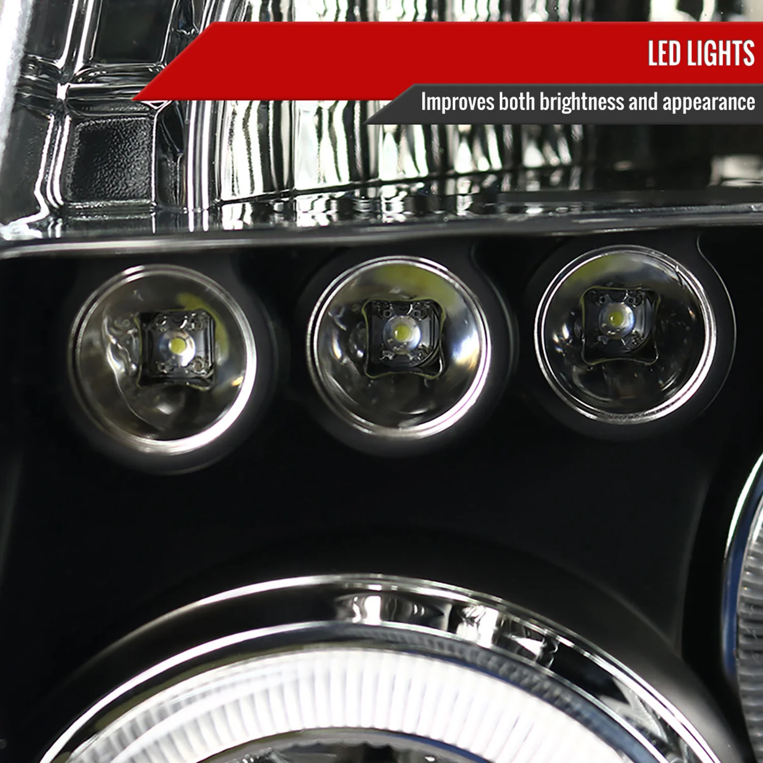 2005-2007 Nissan Pathfinder/ 05-2008 Frontier Dual Halo Headlights Matte Black - Image 6