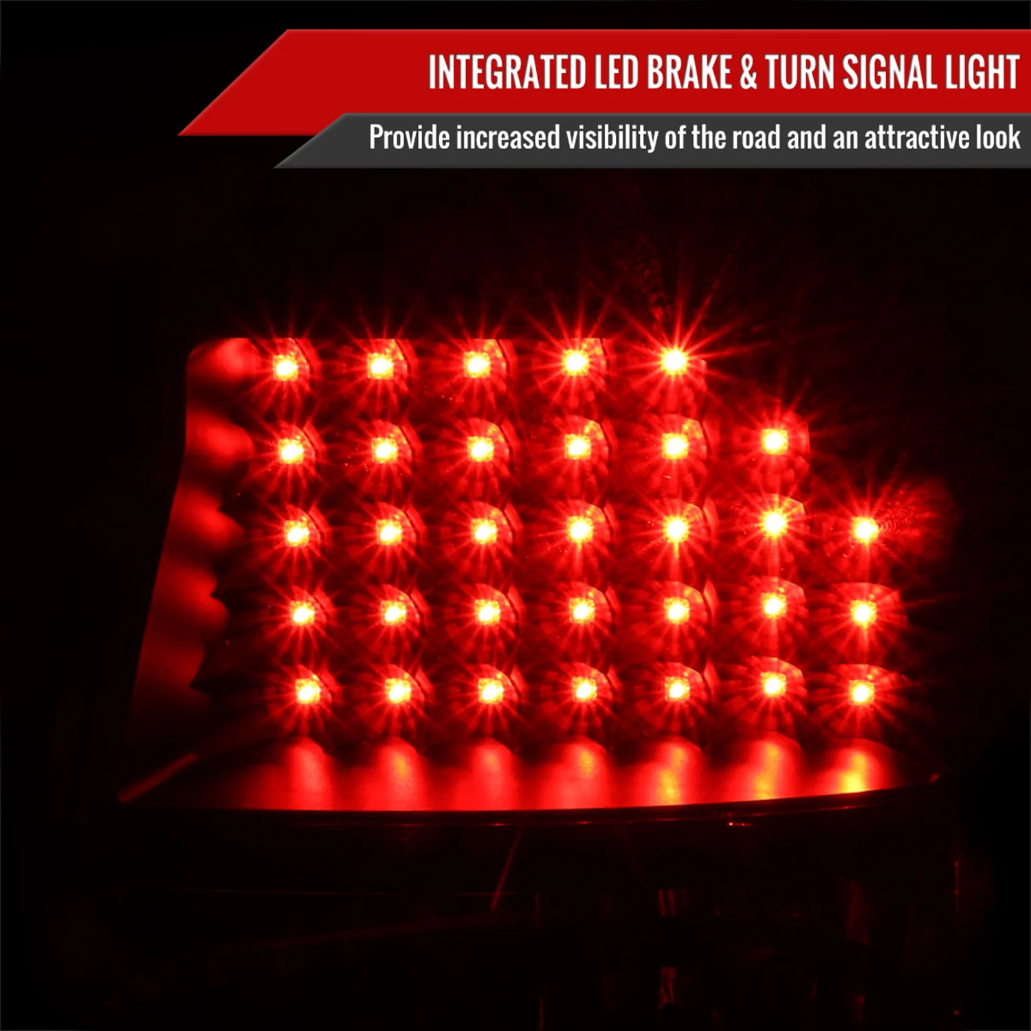 2005-2008 Dodge Charger LED Tail Lights Matte Black Housing/Clear Lens - Image 2