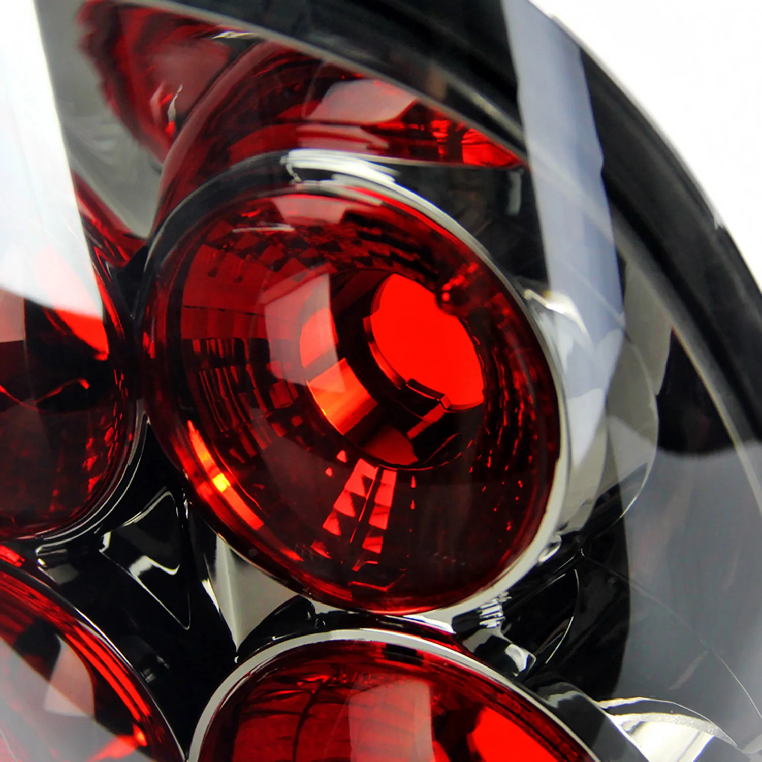 2005-2008 Toyota Tacoma Tail Lights Chrome Housing/Smoke Lens - Image 2
