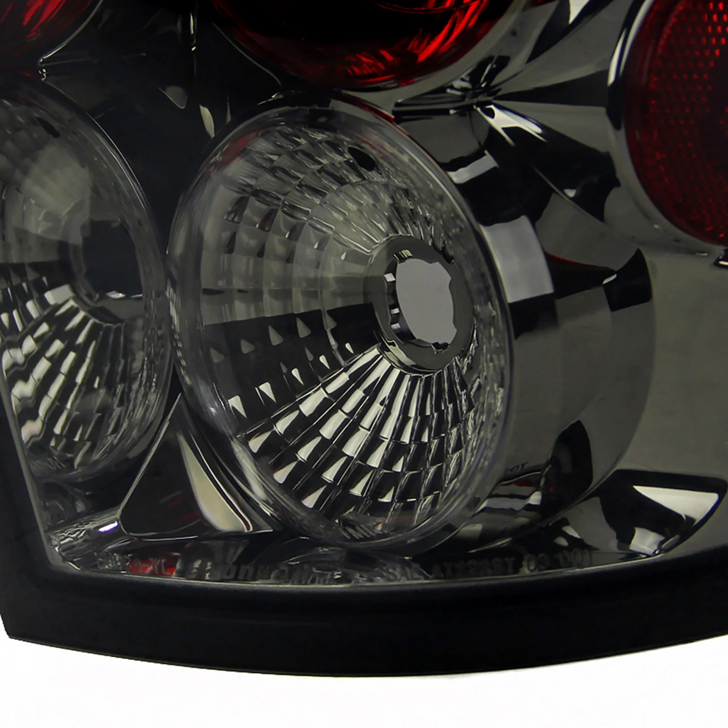 2005-2008 Toyota Tacoma Tail Lights Chrome Housing/Smoke Lens - Image 4