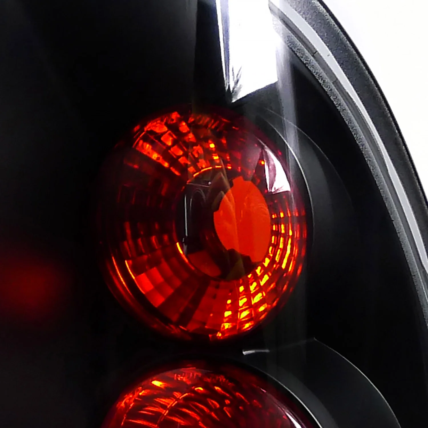 2005-2008 Toyota Tacoma Tail Lights Matte Black Housing/Clear Lens - Image 2
