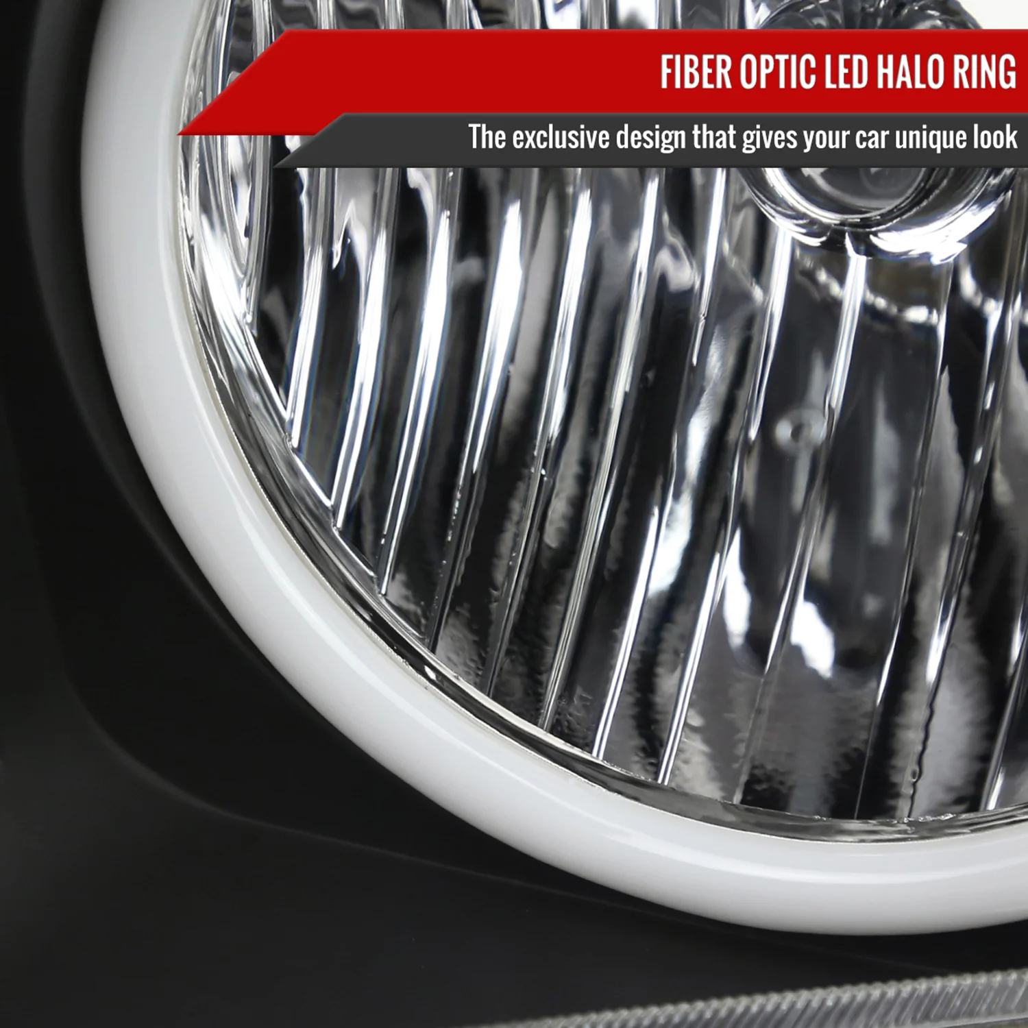 2005-2009 Ford Mustang LED Halo Factory Style Headlights Matte Black/Clear - Image 5