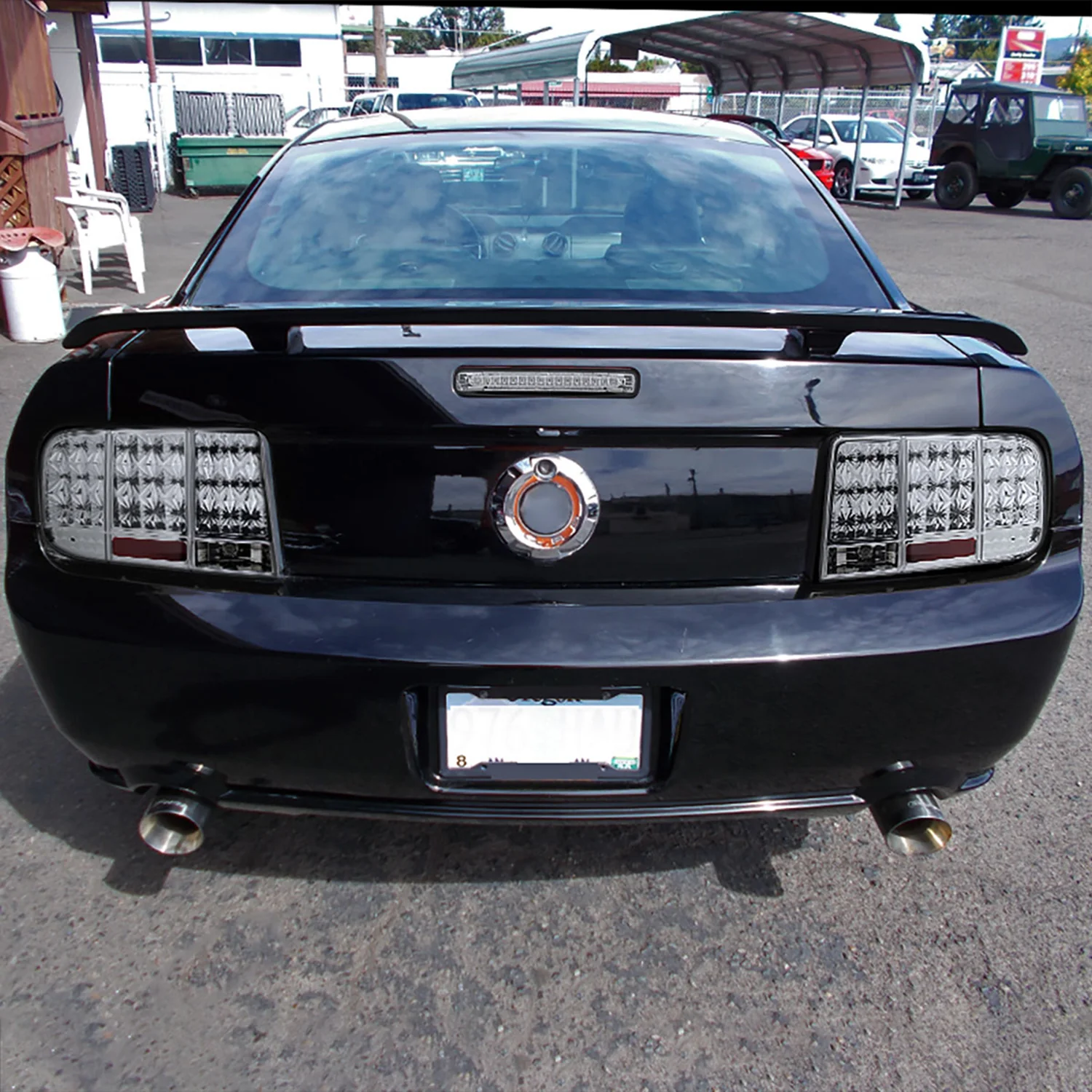 2005-2009 Ford Mustang Sequential LED Tail Lights Chrome Housing/Clear Lens - Image 10