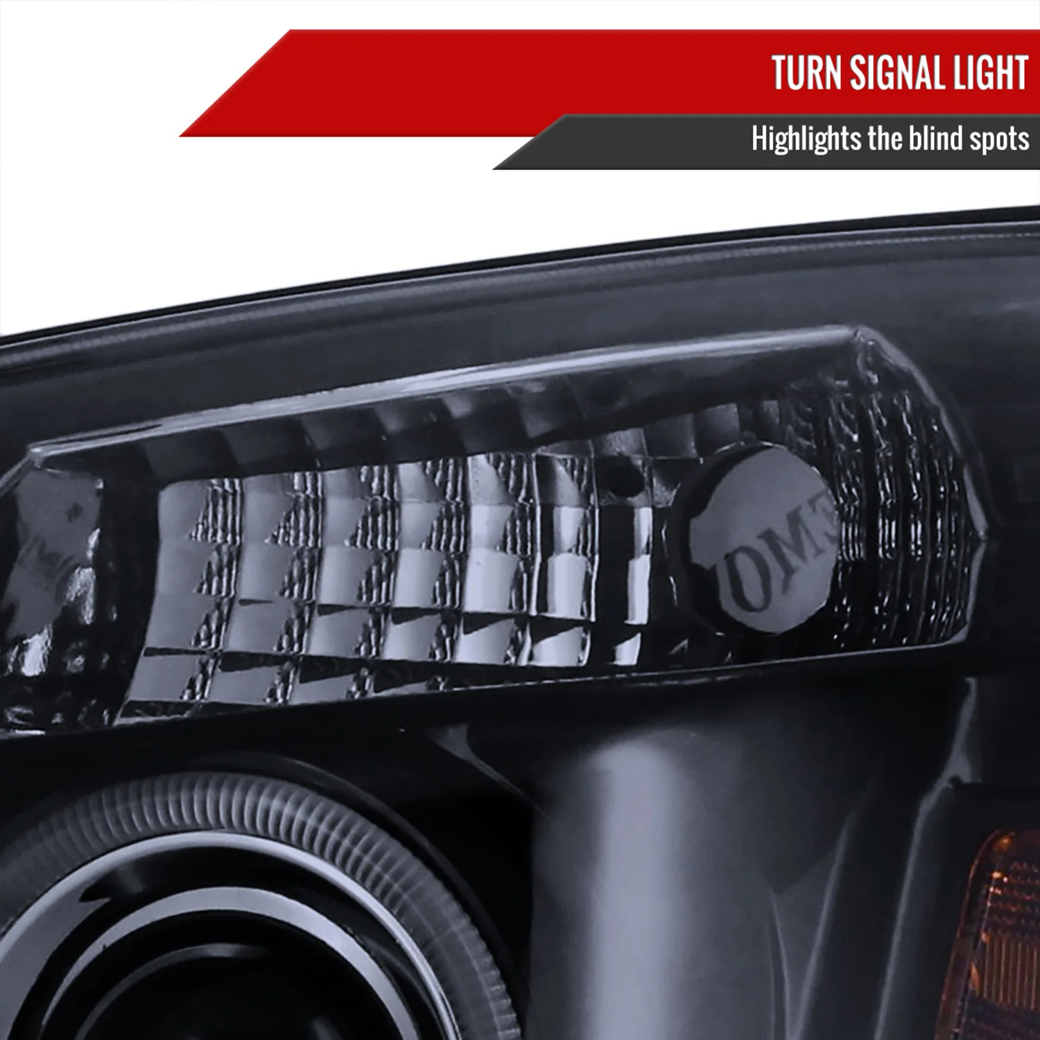 2005-2010 Chevy Cobalt Pontiac G5/Pursuit Dual Halo Projector Headlights Smoke - Image 6