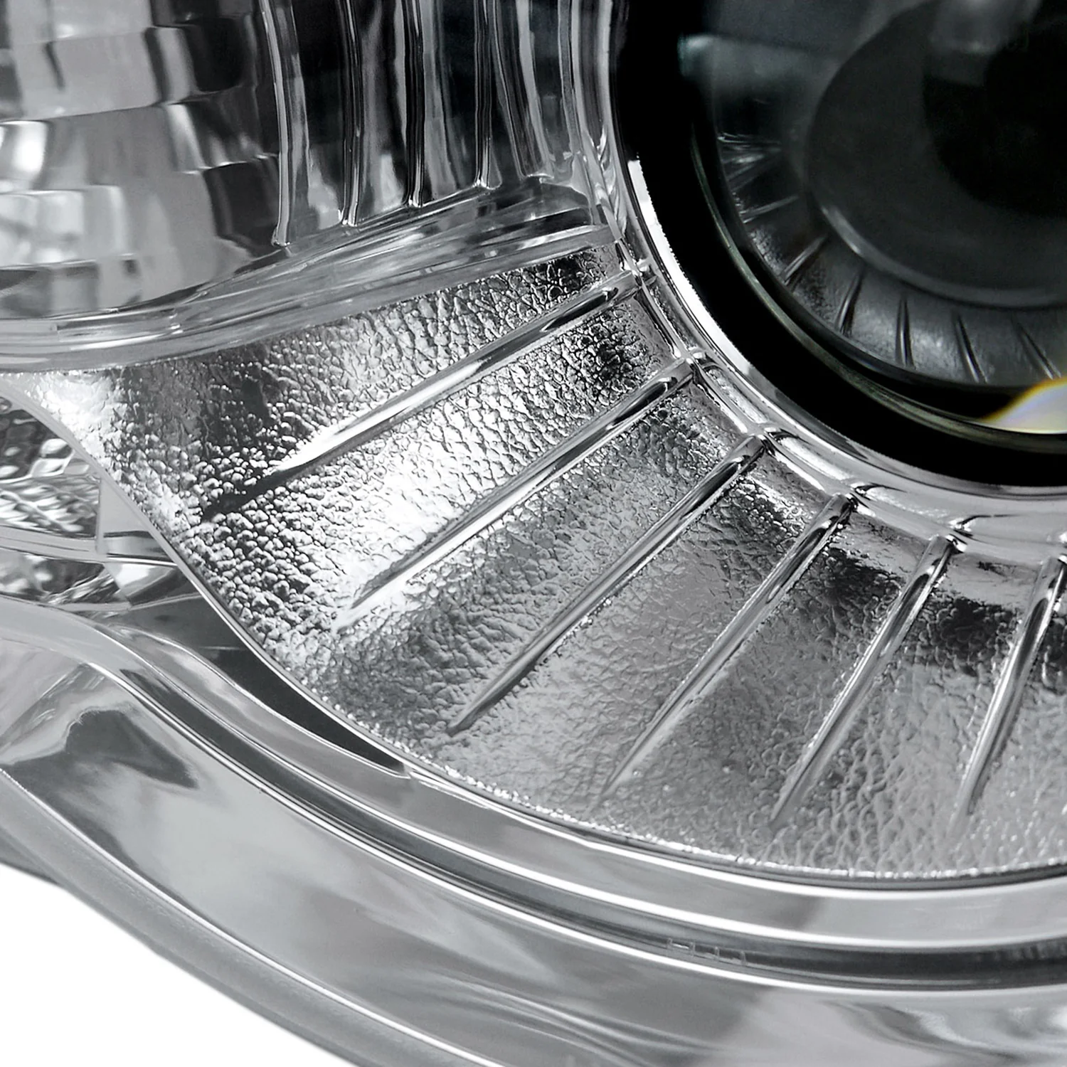 2005-2010 Chrysler 300 Projector Headlights w/ LED Light Strip Chrome/Clear - Image 6
