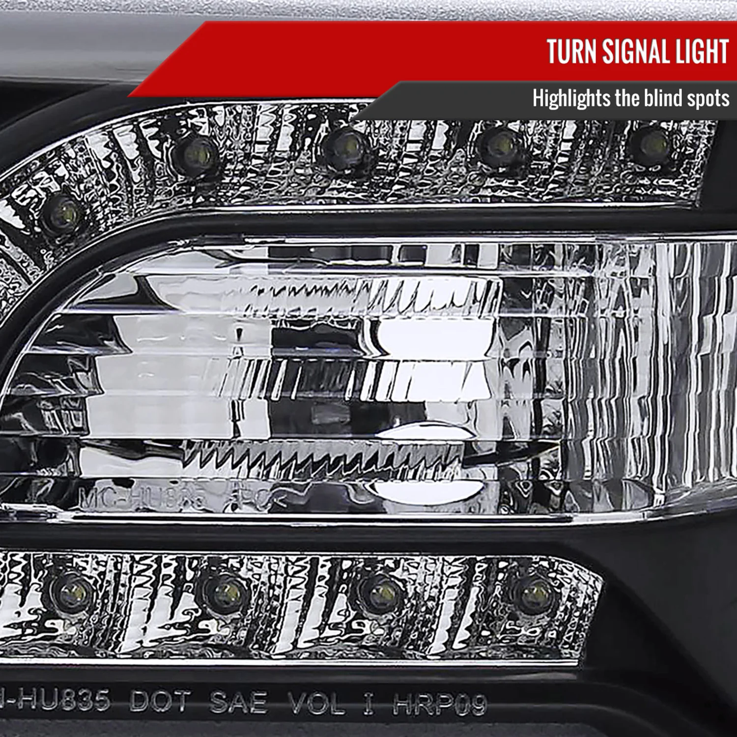 2005-2010 Chrysler 300 Projector Headlights w/LED Light Strip Matt Black/Clear - Image 5