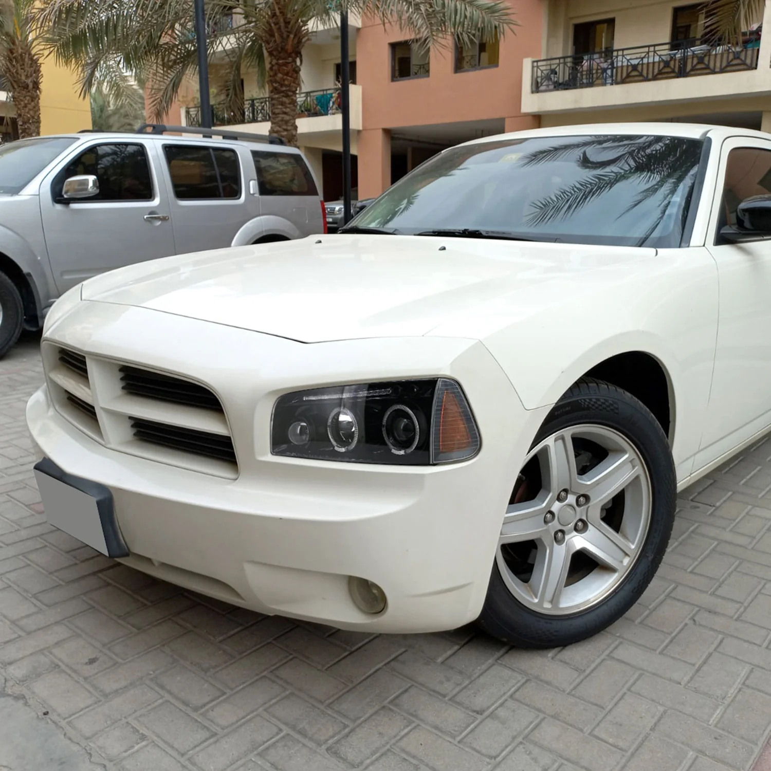 2005-2010 Dodge Charger Dual Halo Projector Headlights Jet Black/Clear Lens - Image 10