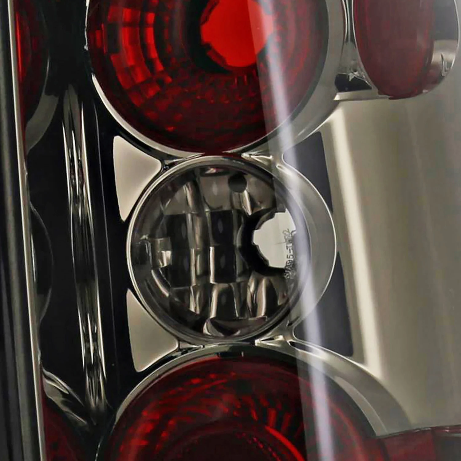 2005-2010 Honda Ridgeline Tail Lights Chrome Housing/Smoke Lens - Image 4
