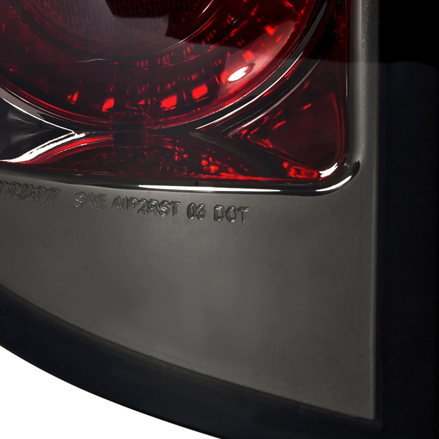 2005-2010 Honda Ridgeline Tail Lights Chrome Housing/Smoke Lens - Image 7