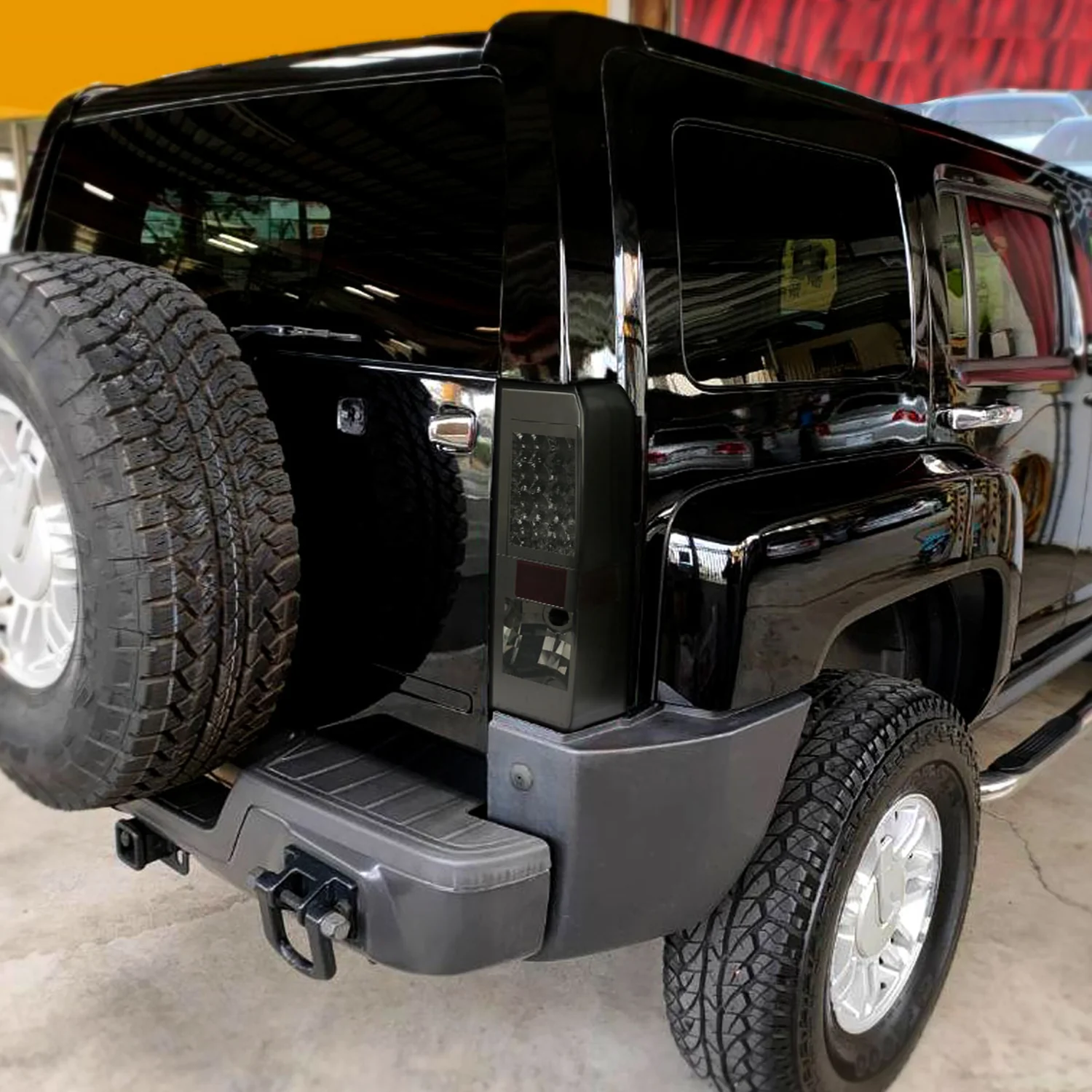 2005-2010 Hummer H3 LED Tail Lights Chrome Housing/Smoke Lens - Image 9