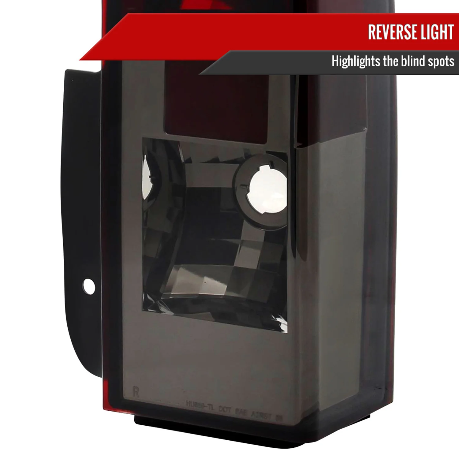 2005-2010 Hummer H3 Tail Lights Chrome Housing/Red Smoke Lens - Image 4