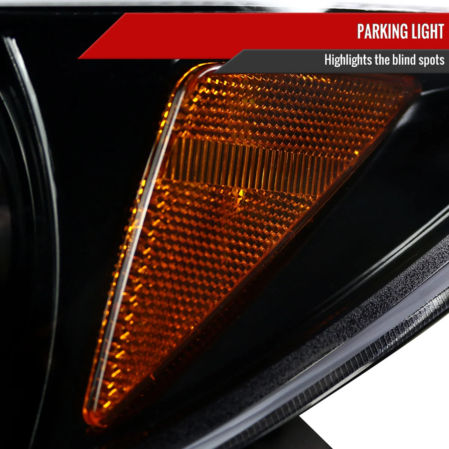 2005-2010 Scion tC Dual Halo Projector Headlights Jet Black/Clear Lens - Image 6